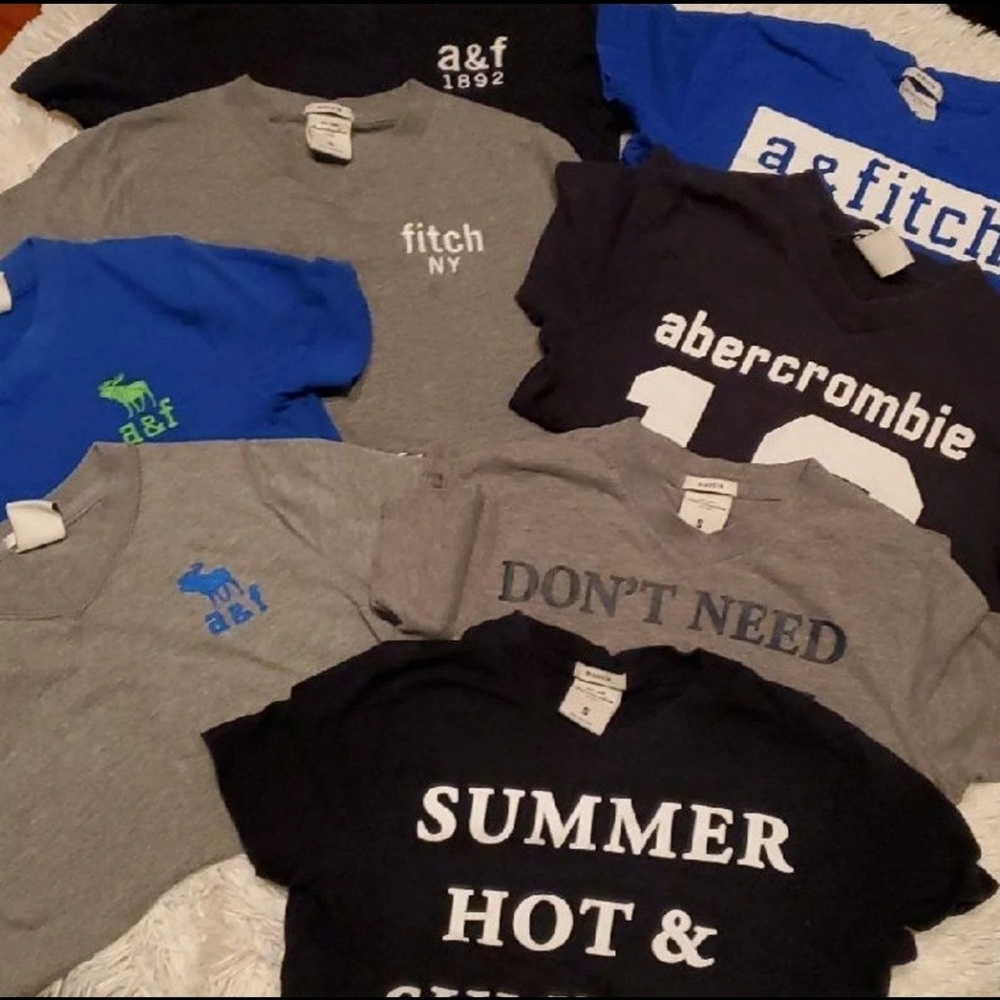 Boys lot 8 Abercrombie Kids tshirts